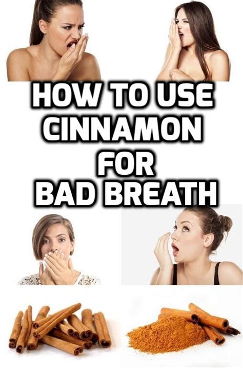 chew on cinnamon sticks and make your own cinnamon lemon mouthwash to