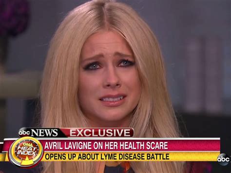avril lavigne gives emotional interview about struggle to be diagnosed with lyme disease