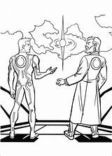 Tron Coloring Pages Printable Kids sketch template