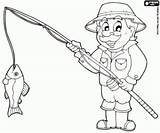 Fischer Angeln Malvorlagen Pescador Pescatore Ausmalbilder Colorare Fisch sketch template