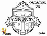 Toronto Coloring Fc Soccer Designlooter Book sketch template