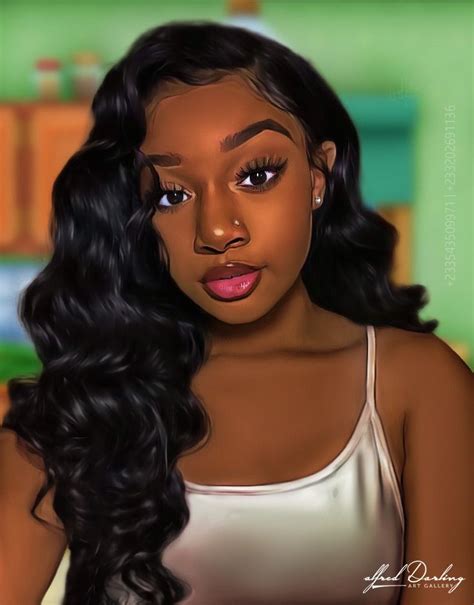 Black Women Art — D Pby Darling12 Drawings Of Black Girls Black