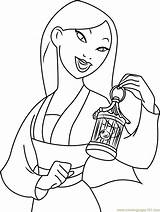 Mulan Coloring Pages Coloringpages101 sketch template