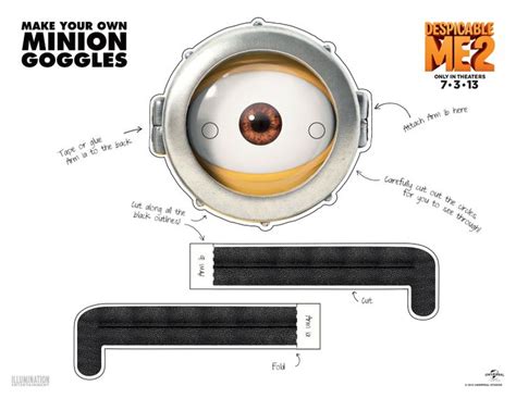 minion goggles minion goggles printable halloween masks minions