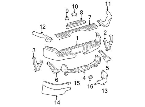 toyota tacoma parts diagram