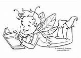 Fairy Dulemba Boy Colouring Pages Kids sketch template