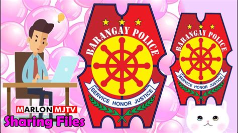 barangay tanod  police logo youtube