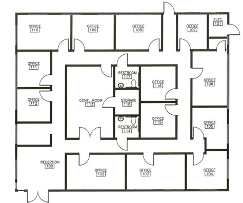 office floor plan  dimensions image