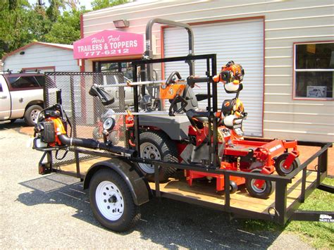 utility trailers  perfect  hauling lawn equipment landscaping equipment lawn trailer