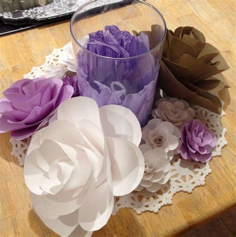 size cardstock paper flower tutorial allfreepapercraftscom