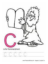 Bible Pages Coloring Abc Kids Commandments Preschoolpost Commandment Preschool sketch template