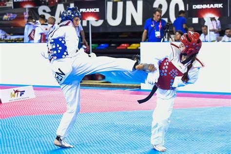 russia win double titles   taekwondo world championships