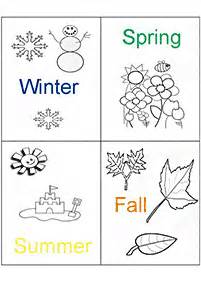 seasons coloring pages