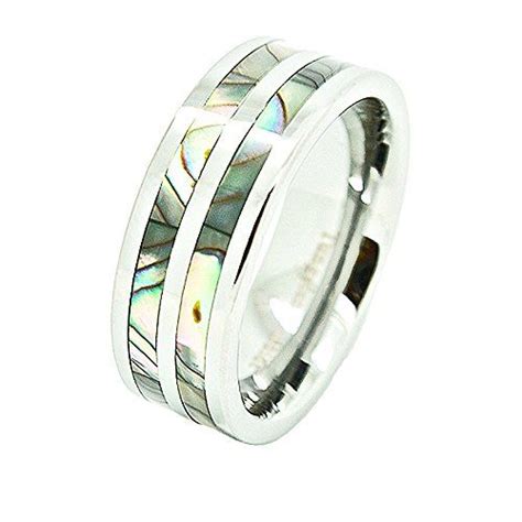 promise rings simple unisex 8mm tungsten carbide wedding band with dual … with images