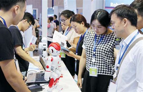 robots displayed at the 2016 chengdu global innovation and