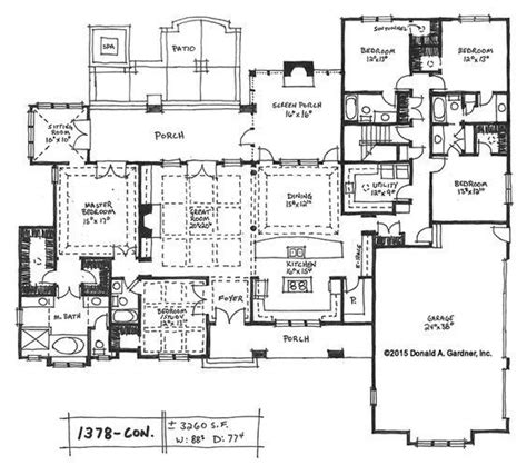 home plan    don gardner house plans flooring flooring plans