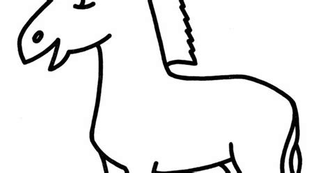 farm animal coloring page pin  tail   donkey outline heifer