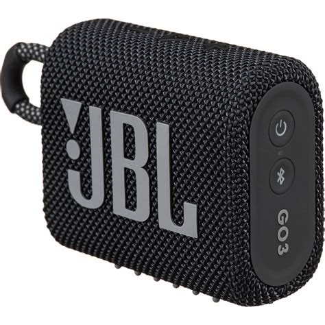 jbl   portable bluetooth speaker black jblgoblkam bh