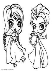 frozen coloring pages  printable pictures  girls
