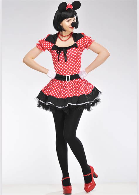 Adult Ladies Minnie Mouse Style Costume Ebay