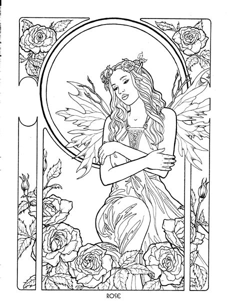 advanced fairy coloring pages moon coloring pages