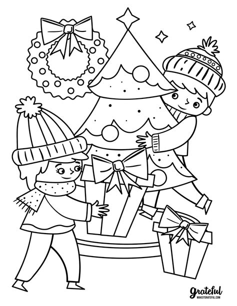 christmas coloring pages  kids  love