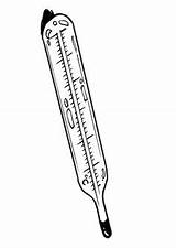 Termometro Thermometer Kleurplaat Malvorlage Schoolplaten Kleurplaten Onderwijs Leren Terwijl Afb Materiaal Stampare sketch template