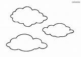 Wolken Clouds Wolke Ausmalbild Sonne Ausmalbilder Kostenlos Einfaches Malvorlagen Einfache Motive Cloudy Sheets sketch template