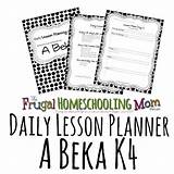 Abeka Beka Homeschooling K4 sketch template