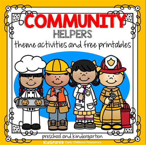 community helpers theme activities  printables  preschool
