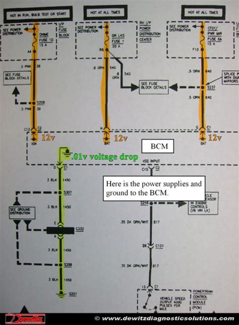 buick lesabre bcm wire diagram dewitz diagnostic solutions automotive training  diagnostics
