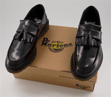 dr martens adrian loafers black mens smart shoes