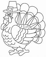 Coloring Pages Thanksgiving Turkey Kidspartyworks sketch template