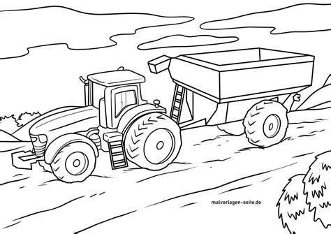 traktor malvorlage malvorlagen