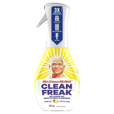 clean clean freak  ml lemon zest scent deep cleaning mist multi surface spray start