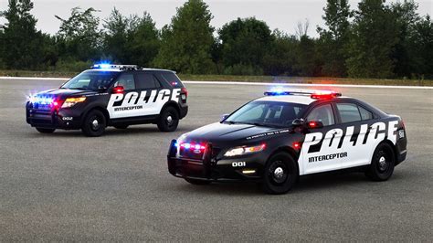ford police interceptors official test drive