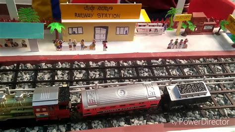 railway station model youtube