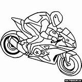 Coloring Pages Bike Motorcycle Motorcycles Dirt Sportbike Motor Motocross Drawing Color Suzuki Kids Birthday Racer Bikes Party Colouring Ducati Racing sketch template