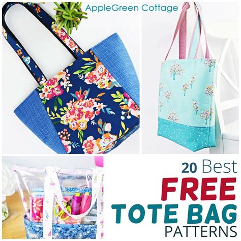 tote bag patterns applegreen cottage