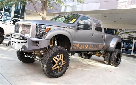 lifted dually trucks  sema  busted knuckle films