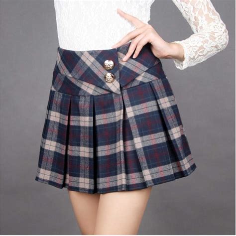 popular mini tartan skirt buy cheap mini tartan skirt lots from china