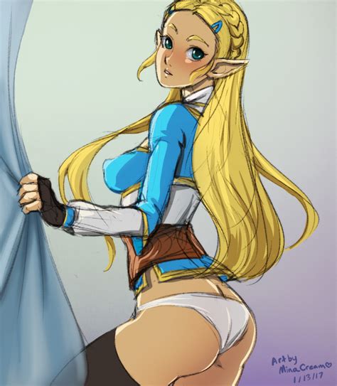 daily sketch zelda by minacream hentai foundry