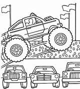 Monster Truck Pages Coloring Mohawk Loco Toro Powerful Huge Warrior El Coloringpagesonly sketch template