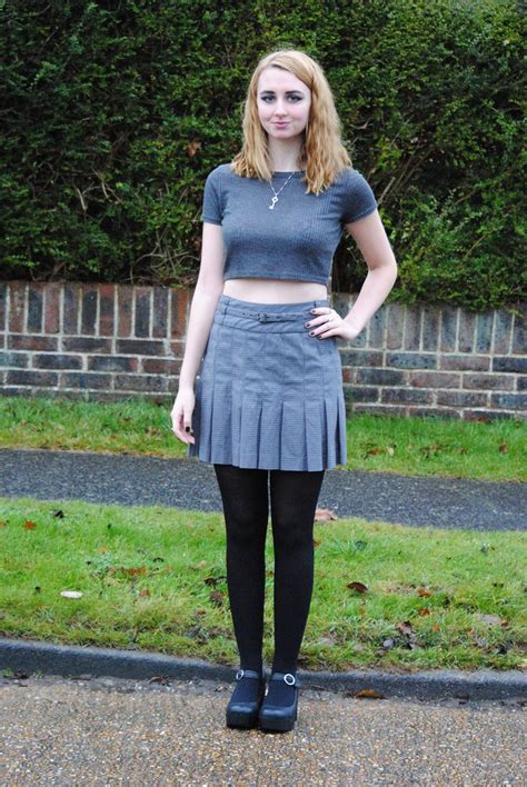 90s y2k vintage grey pleated checked mini skirt kilt etsy vintage