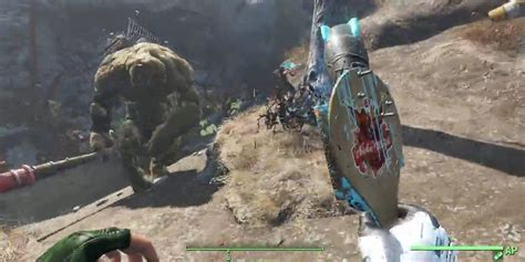 hilarious fallout  clip shows player destroying ancient behemoth   paddle ball toy