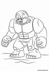 Coloring Hulk Lego Pages Printable sketch template