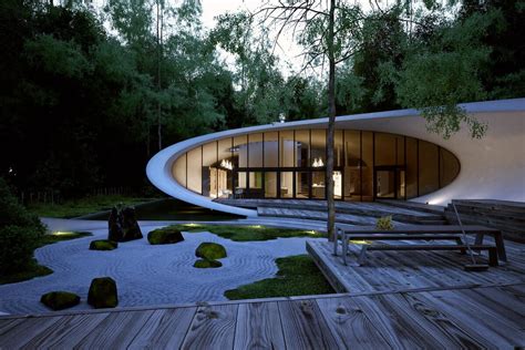 futuristic concept  architecture organic architecture