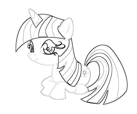 pony twilight sparkle coloring pages coloring home