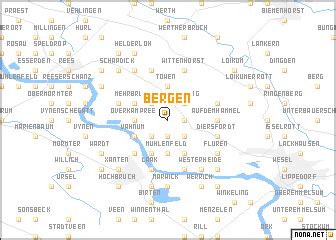 bergen germany map nonanet