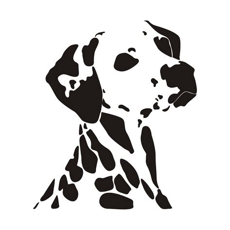 vector cartoon style dalmatian dog vector dog painting pop art dog